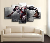 God of War 5 Pcs Wall Canvas -  - TheLedHeroes