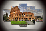 Ancient Roman Colosseum 5 Pcs Wall Canvas -  - TheLedHeroes
