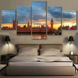 London Big Ben 5 Pcs Wall Canvas -  - TheLedHeroes