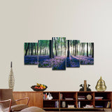 Lavanda in the forest 5 Pcs Wall Canvas -  - TheLedHeroes