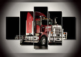 Trolley truck 5 Pcs Wall Canvas -  - TheLedHeroes