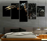 Alien Predator 5 Pcs Wall Canvas -  - TheLedHeroes