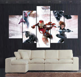 Avengers 2 - 5 Pcs Wall Canvas -  - TheLedHeroes