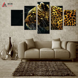 Animals Tigers 5 Pcs Wall Canvas -  - TheLedHeroes