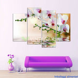 Art flowers 4 Pcs Wall Canvas -  - TheLedHeroes