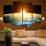 Blue Starry Sky 4 Pcs Wall Canvas -  - TheLedHeroes