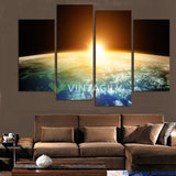 Blue Starry Sky 4 Pcs Wall Canvas -  - TheLedHeroes