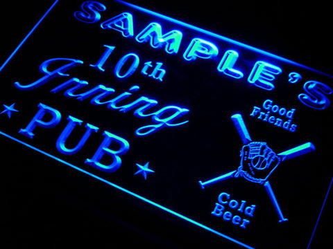 Baseball Inning Bar Name Personalized Custom LED Sign -  - TheLedHeroes