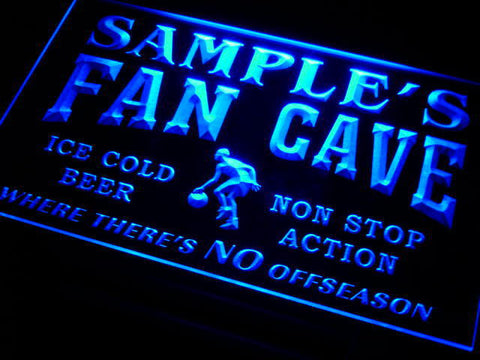 Basketball Fan Cave Name Personalized Custom LED Sign -  - TheLedHeroes