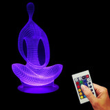 Yoga 3D LED LAMP -  - TheLedHeroes