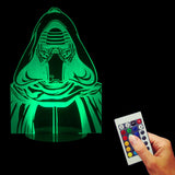 Star Wars Kylo Ren Dark Side 3D LED LAMP -  - TheLedHeroes
