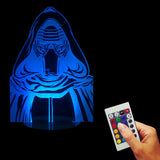 Star Wars Kylo Ren Dark Side 3D LED LAMP -  - TheLedHeroes