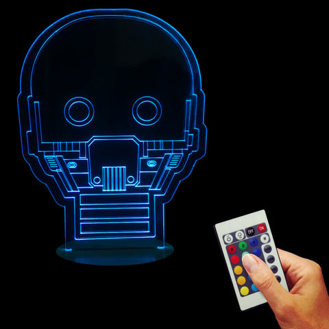 Star Wars Rogue One Die Cast K-2SO 3D LED LAMP -  - TheLedHeroes