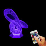 Discoloration Geometric 3D LED LAMP -  - TheLedHeroes