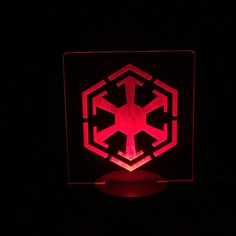 Sith Lord Logo Star Wars 3D LED LAMP -  - TheLedHeroes