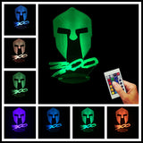 The 300 Spartans 3D LED LAMP -  - TheLedHeroes