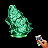 Butterfly Shape 3D LED LAMP -  - TheLedHeroes