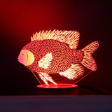 Paper-cut Fish 3D LED LAMP -  - TheLedHeroes