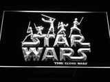 Star Wars The Clone Wars LED Sign - White - TheLedHeroes