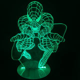 Spider-Man 3D LED LAMP -  - TheLedHeroes