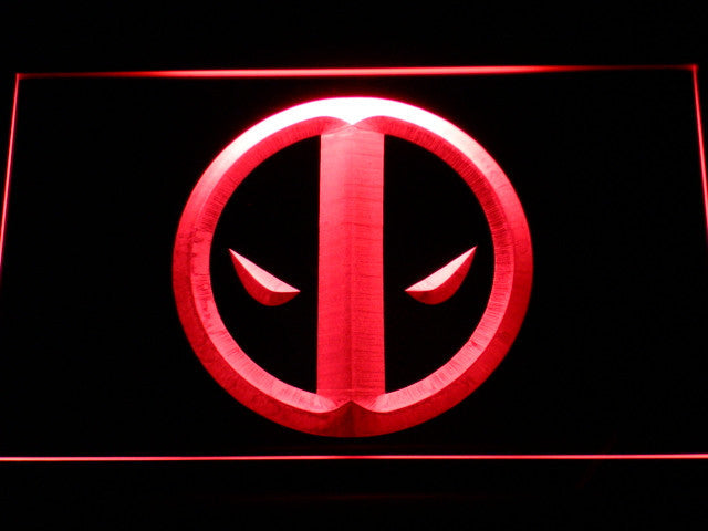DEADPOOL LED Sign - Red - TheLedHeroes