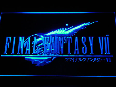 Final Fantasy VII LED Sign - Blue - TheLedHeroes