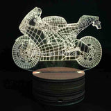 Motorcycle 3D LED LAMP -  - TheLedHeroes