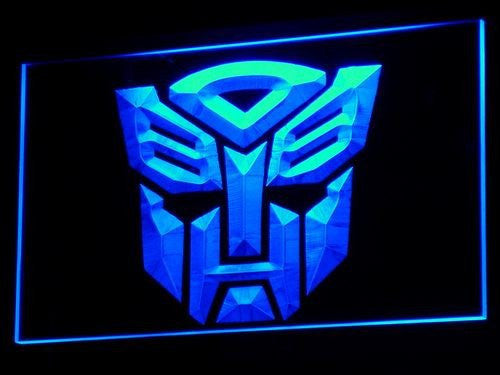 FREE Transformers LED Sign - Blue - TheLedHeroes