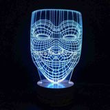 Anonymous Mask 3D LED LAMP -  - TheLedHeroes