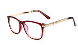 Retro Vintage Optical Reading Glasses - Burgundy - TheLedHeroes