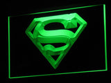 Superman Hero Cave LED Sign - Green - TheLedHeroes