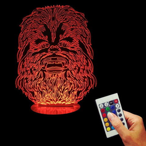 Chewbacca 3D LED LAMP -  - TheLedHeroes