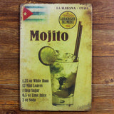 Mojito Cocktail Vintage Sign -  - TheLedHeroes