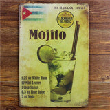 Mojito Cocktail Vintage Sign - 1 - TheLedHeroes