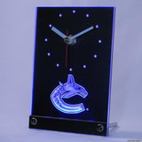 Vancouver Canucks Desk LED Clock -  - TheLedHeroes
