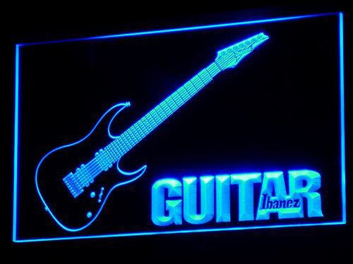 FREE Guitar LED Sign - Blue - TheLedHeroes