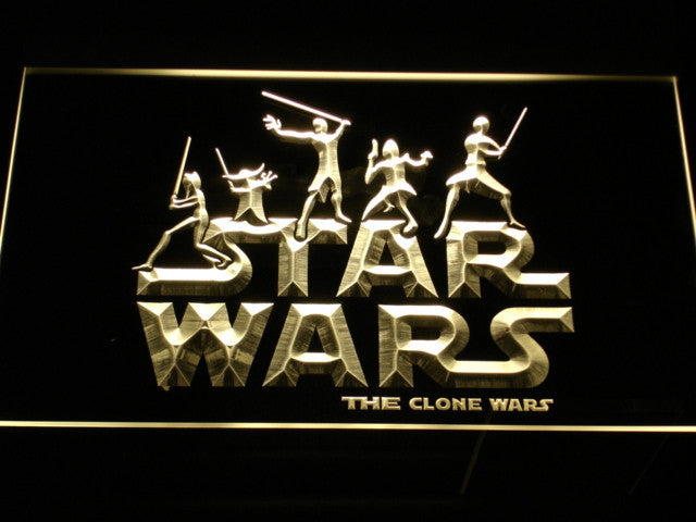 Star Wars The Clone Wars LED Sign - Multicolor - TheLedHeroes