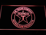 FREE TEXACO PORCELAIN GAS PUMP Bar LED Sign - Red - TheLedHeroes