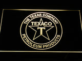 TEXACO PORCELAIN GAS PUMP Bar LED Sign - Multicolor - TheLedHeroes