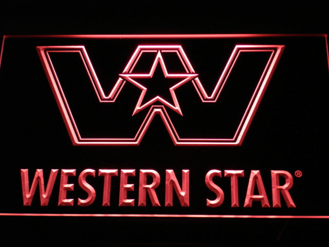 Western Star Logo Services NEW LED Sign - Red - TheLedHeroes