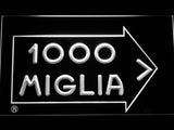 FREE Mille Miglia Racing LED Sign - White - TheLedHeroes