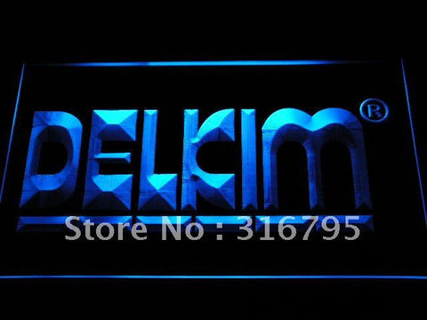 Delkim Fishing Logo LED Sign - Blue - TheLedHeroes