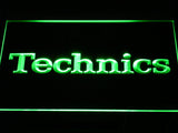 FREE Technics Turntables DJ Music NEW LED Sign - Green - TheLedHeroes