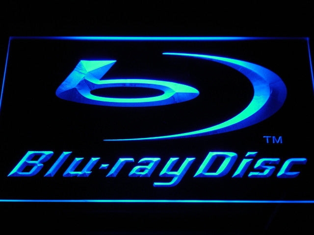 Blu-ray Disc Logo Display LED Sign - Blue - TheLedHeroes