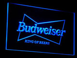Budweiser King Beer Bar Pub Club LED Sign - Blue - TheLedHeroes