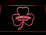 Jameson Whiskey Shamrock LED Sign - Red - TheLedHeroes