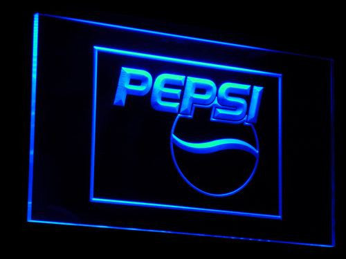 Pepsi Cola Logo Drink Decor LED Sign - Blue - TheLedHeroes