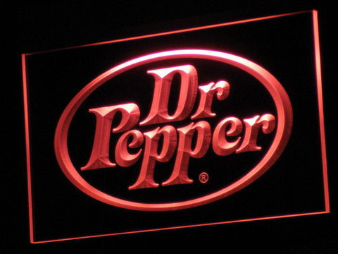 Dr Pepper Gifts Product Pub Bar LED Sign - Red - TheLedHeroes