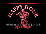 Captain Morgan Happy Hour LED Sign -  Red - TheLedHeroes