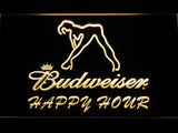 Budweiser Sexy Dancer Happy Hour Bar LED Sign - Multicolor - TheLedHeroes